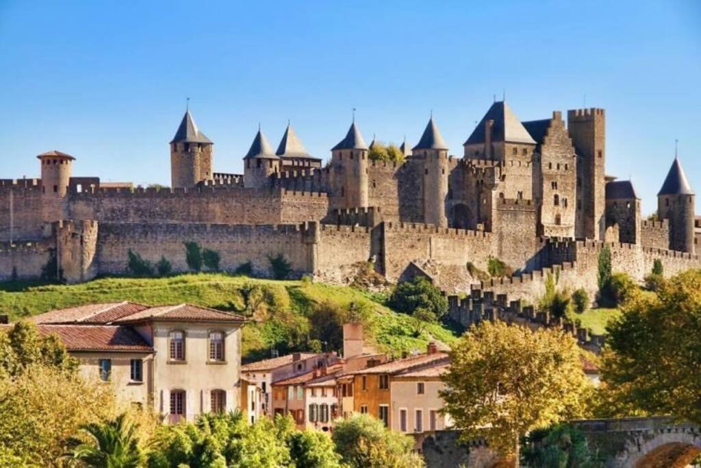 Maison spacieuse et calme près de la cité Villa Alairac Esterno foto